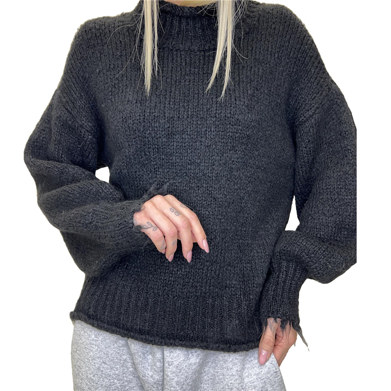 maglione con mezzo collo milly